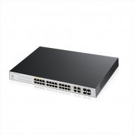 Коммутатор Zyxel Nebula NSW100-28P с управлением в облаке, 24xGE PoE+, 4xCombo (SFP/RJ-45), бюджет PoE 375Вт , 